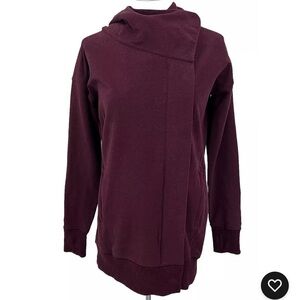 Lululemon Wrap Up Jacket Heathered Bordeaux Drama burgundy women’s hooded coat 4
